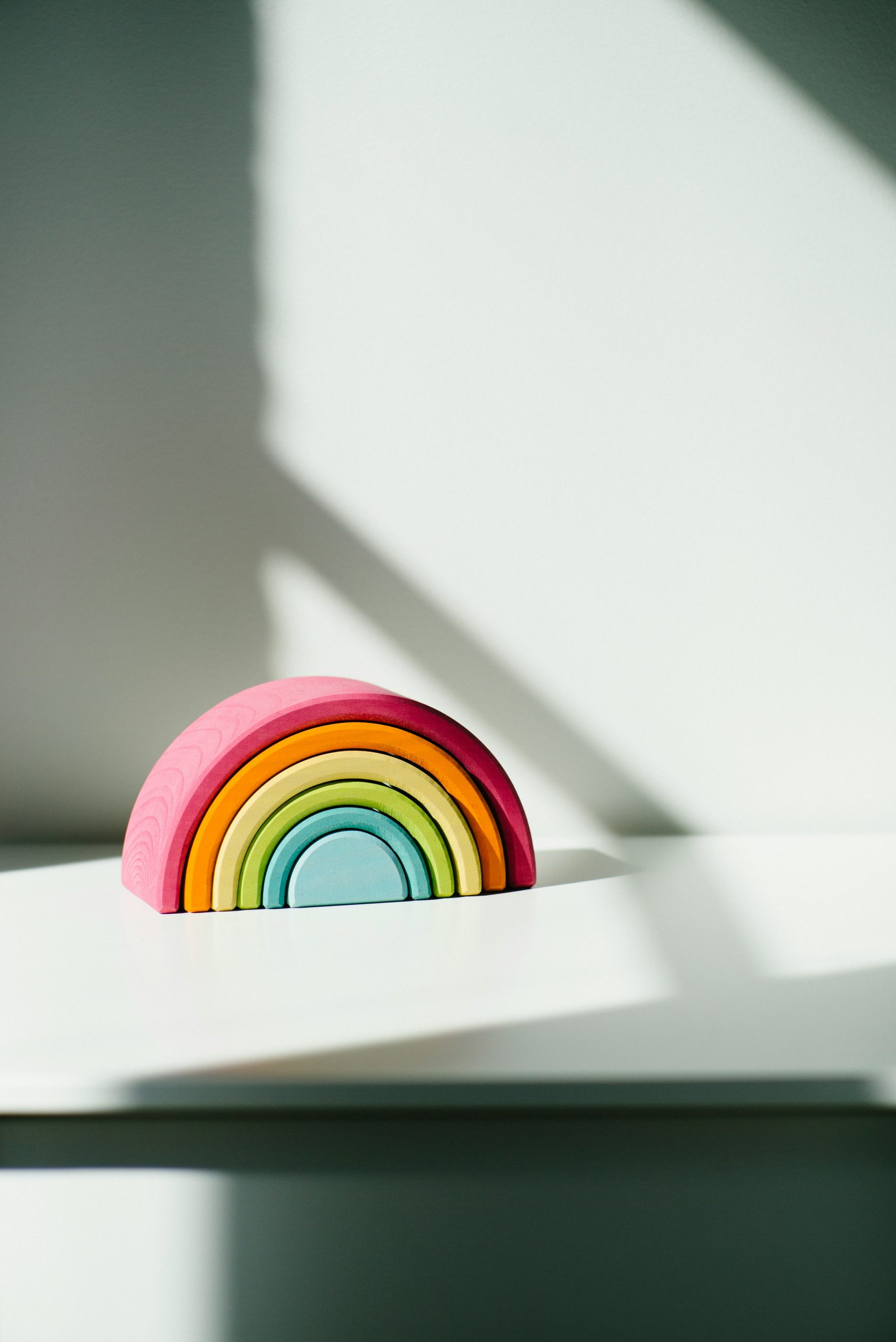arc en ciel en bois